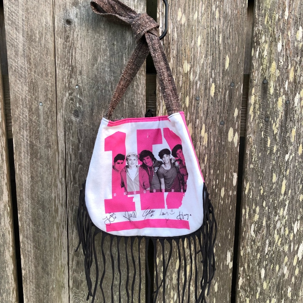One Direction Crossbody Tassel Bag.